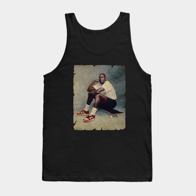 Michael Jordan in Skateboard Tank Top by MJ23STORE